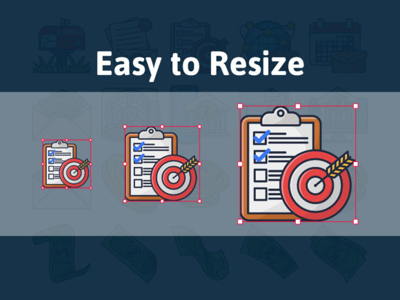 Business Finance Icon Pack: A Versatile Graphic Design Asset for Crafters