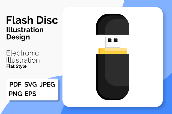 Flash Disc Illustration Flat Style Review: A Designer’s Perspective